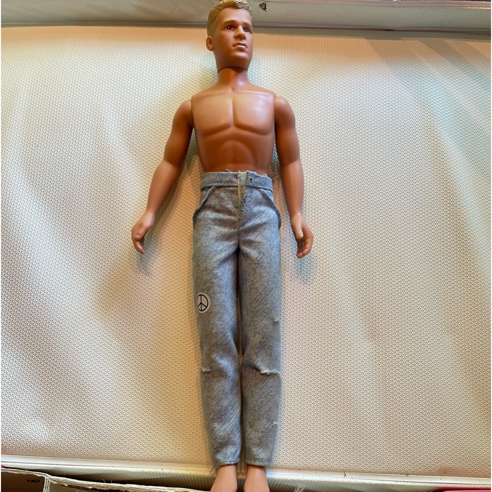 1990 boy Barbie Donnie Wahlberg New Kids On The Block Big Step VTG 12" Doll